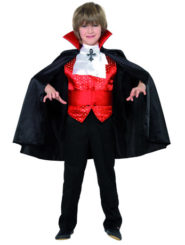 Kids Red Dracula Costume