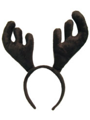 Stag Antlers Black Accessory
